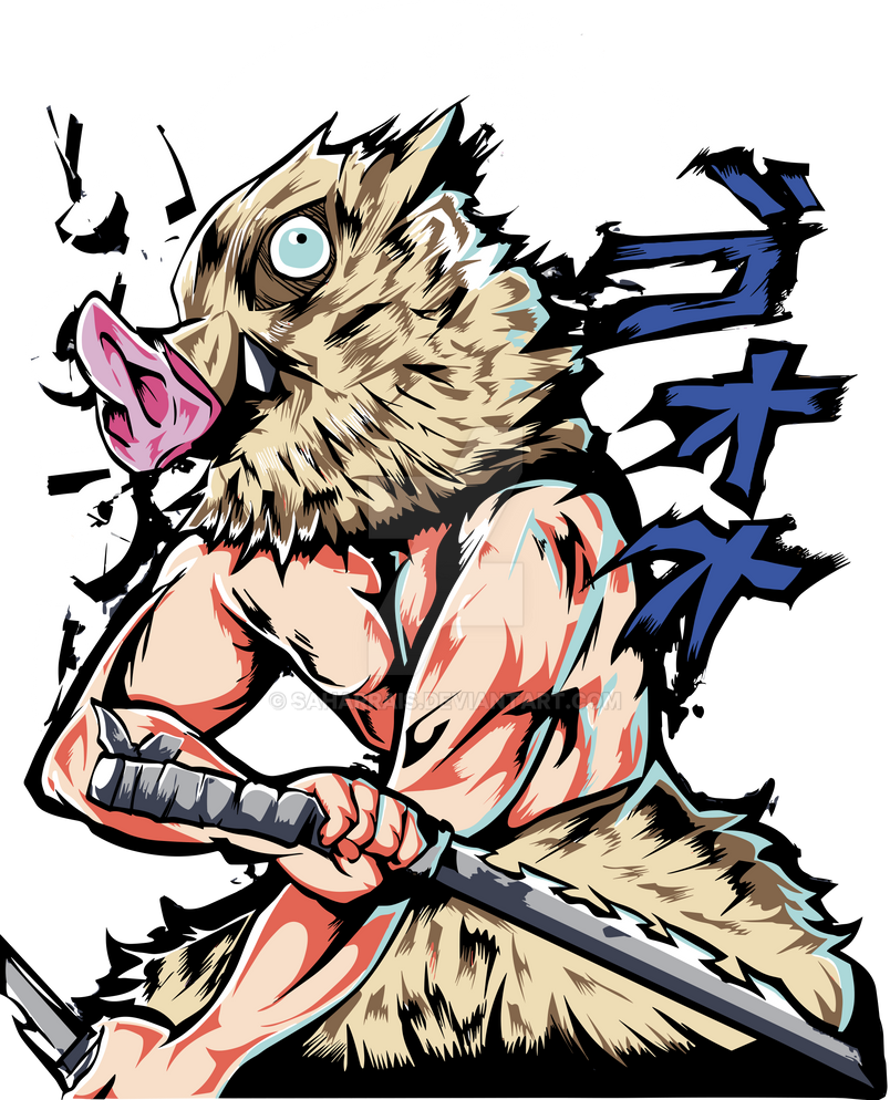 Inosuke W Rizz Inosuke Kny vector art design by saharrais on DeviantArt