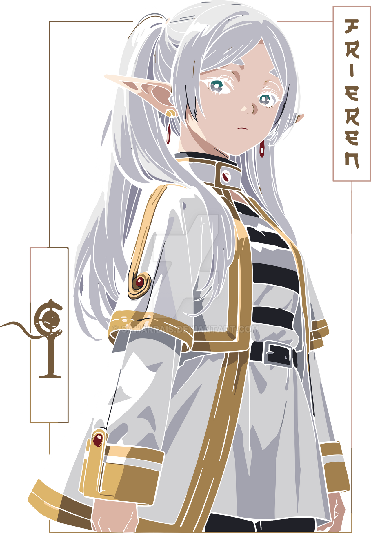 Frieren Anime Design Vector By Saharrais On DeviantArt frieren-anime-design-vector-by-saharrais-on-deviantart
