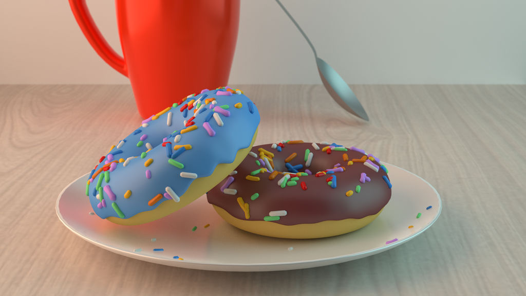 [Blender] Morning Donuts