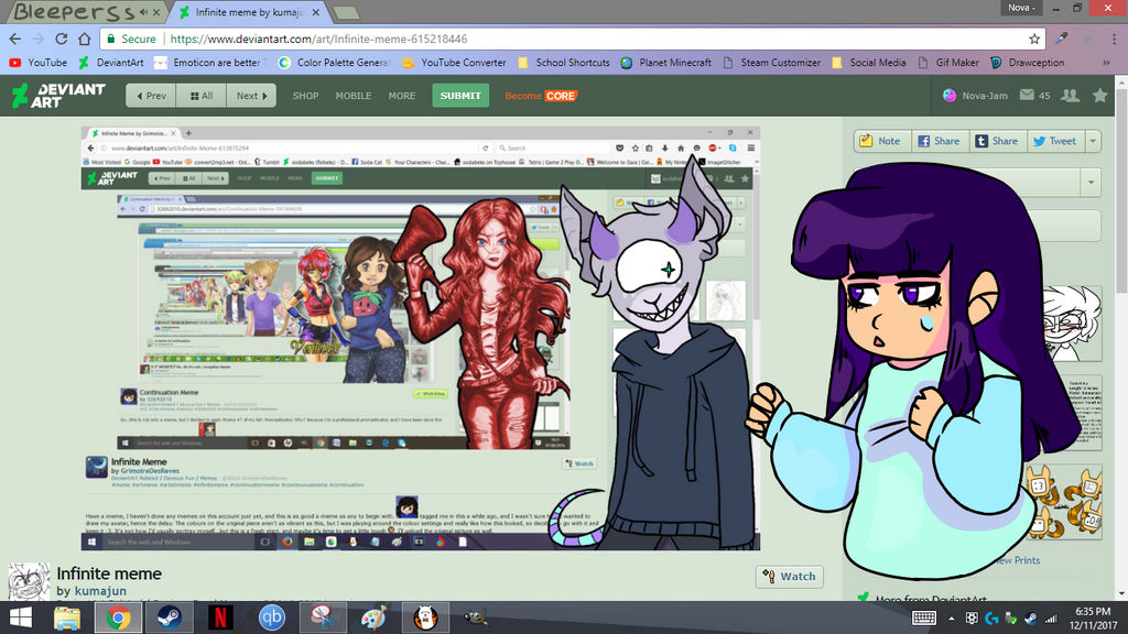 Mememe Infinity Infinite mememe by Nova-Jam on DeviantArt