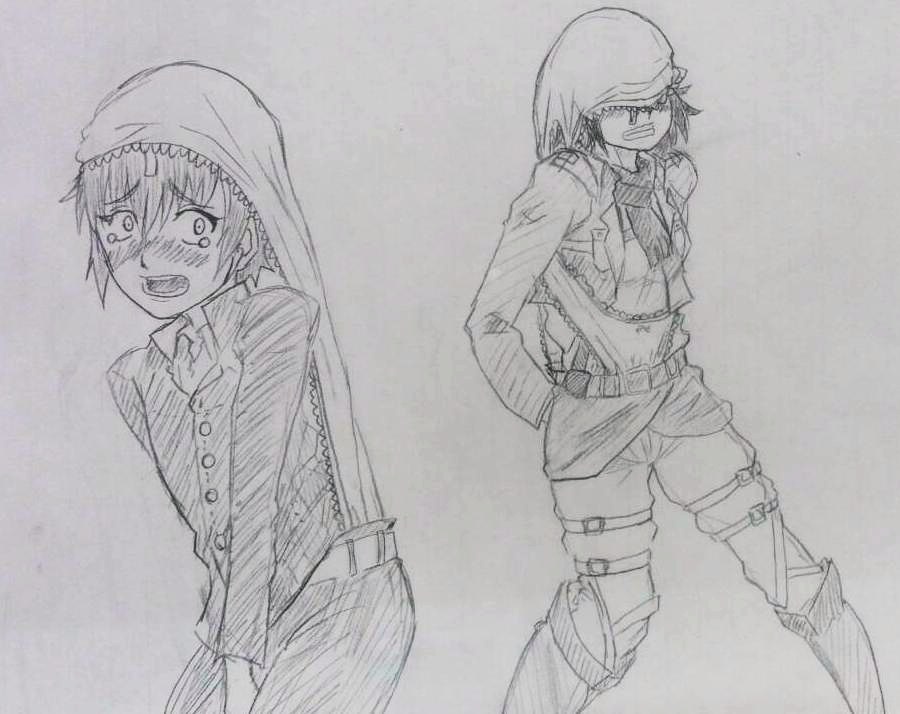 commisson- Mikasa and Naoto