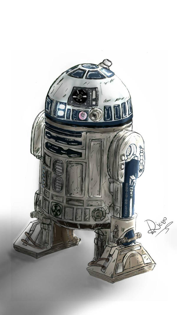 Cartoon R2ds R2D2-star wars by DiegoMateus on DeviantArt