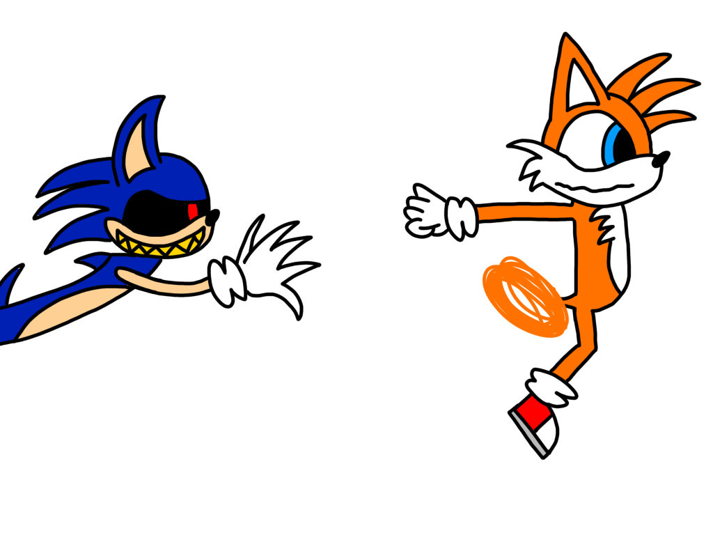 Sonic exe Chasing Tails By Smertdoesart On DeviantArt sonic-exe-chasing-tails-by-smertdoesart-on-deviantart