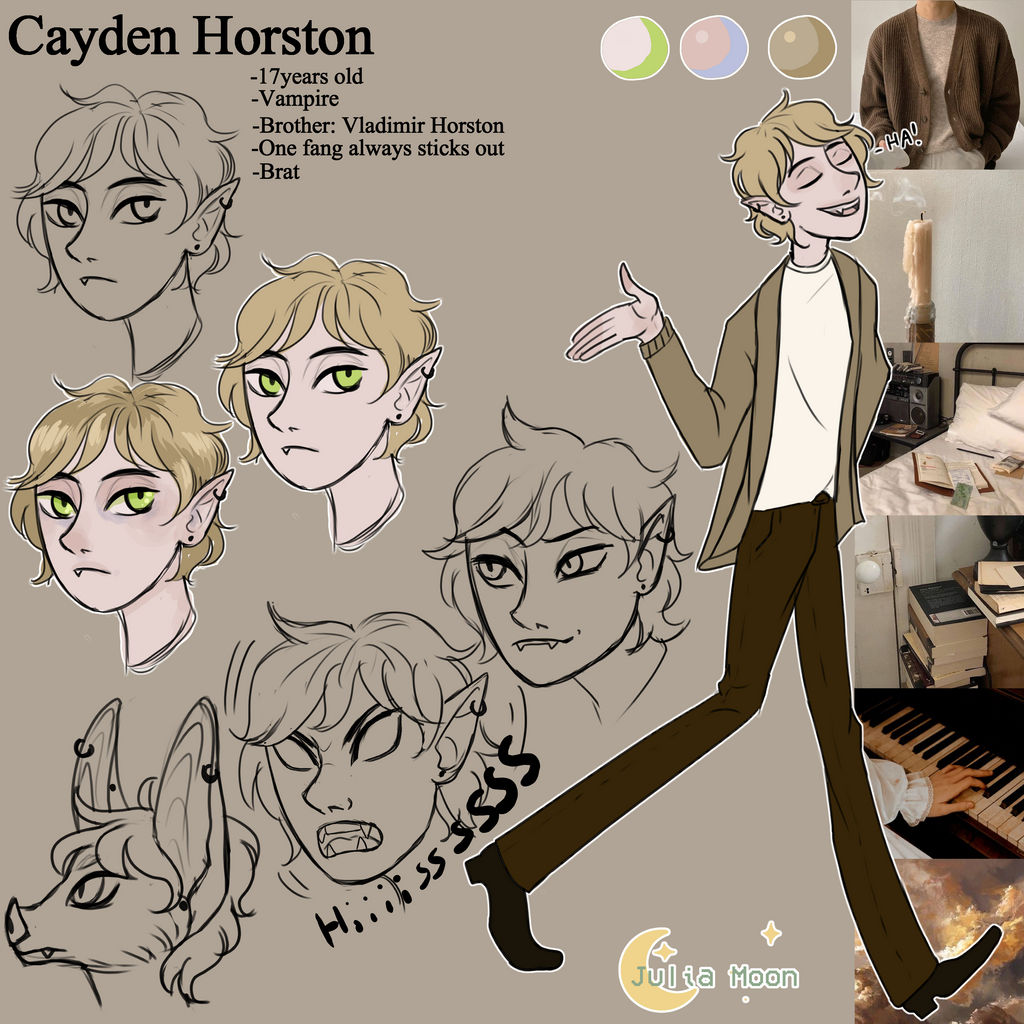ARTFIGHT Cayden 2023 character sheet by Juliacmoon on DeviantArt