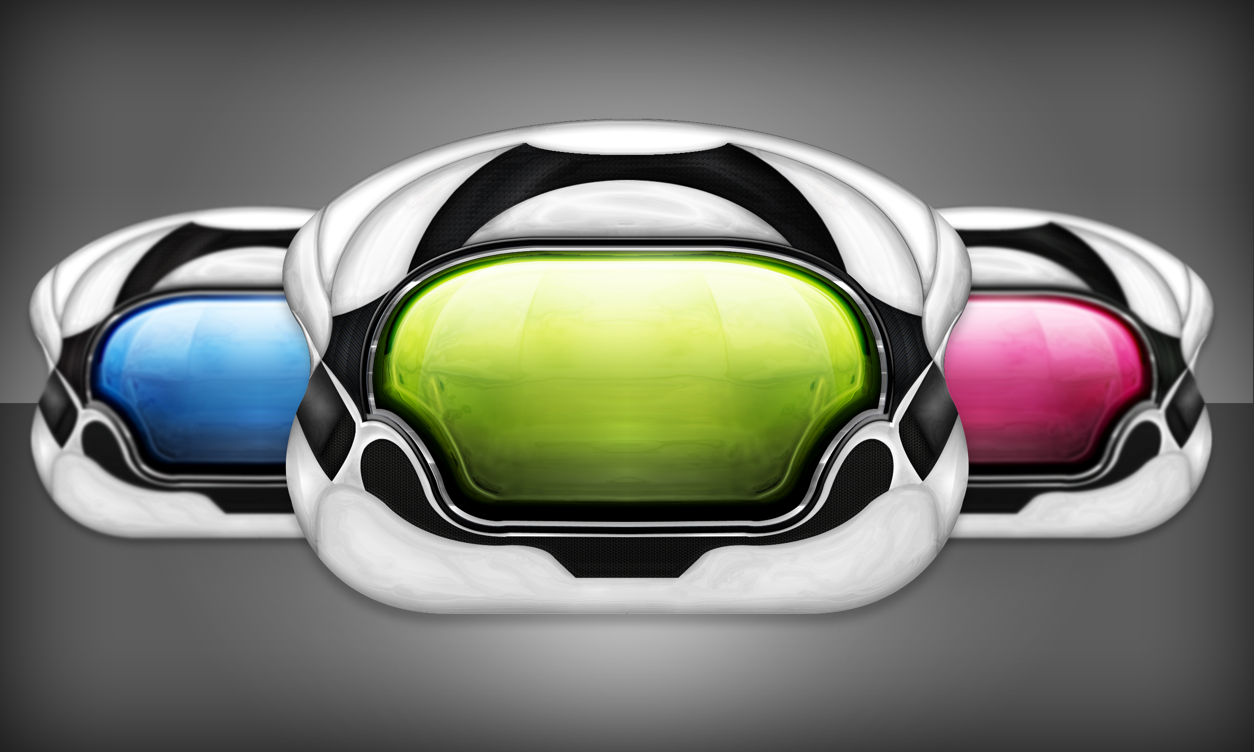 Chromed Interface- 3 Colors