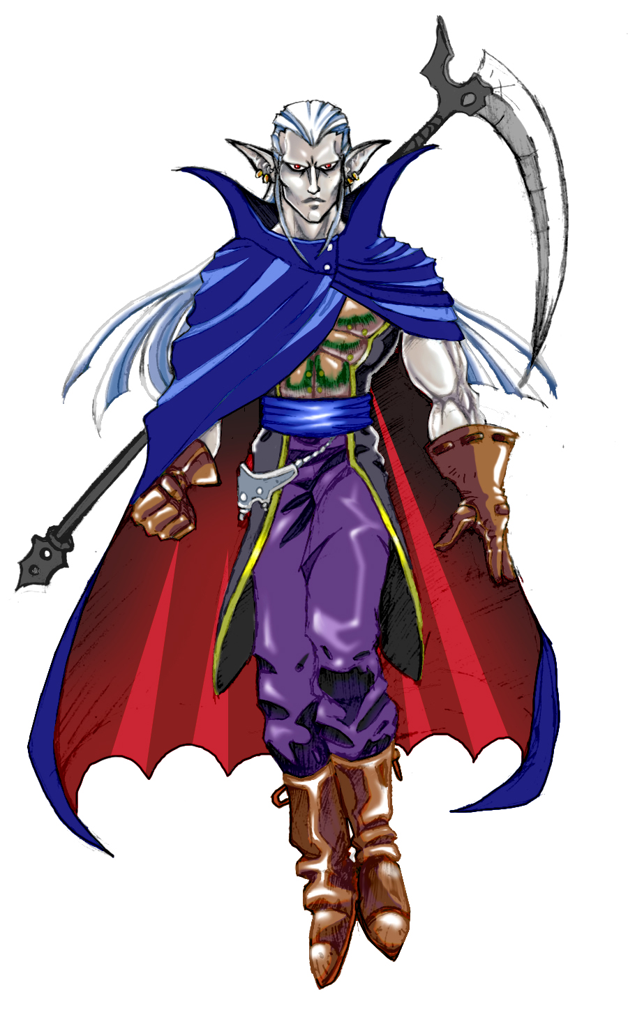 Magus Art - Characters & Art - Chrono Trigger  Chrono trigger, Character  art, Character design