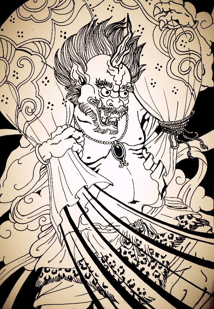 Fujin Fujin (Japanese God of Wind) by schonheit on DeviantArt