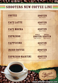 Coffee Menu