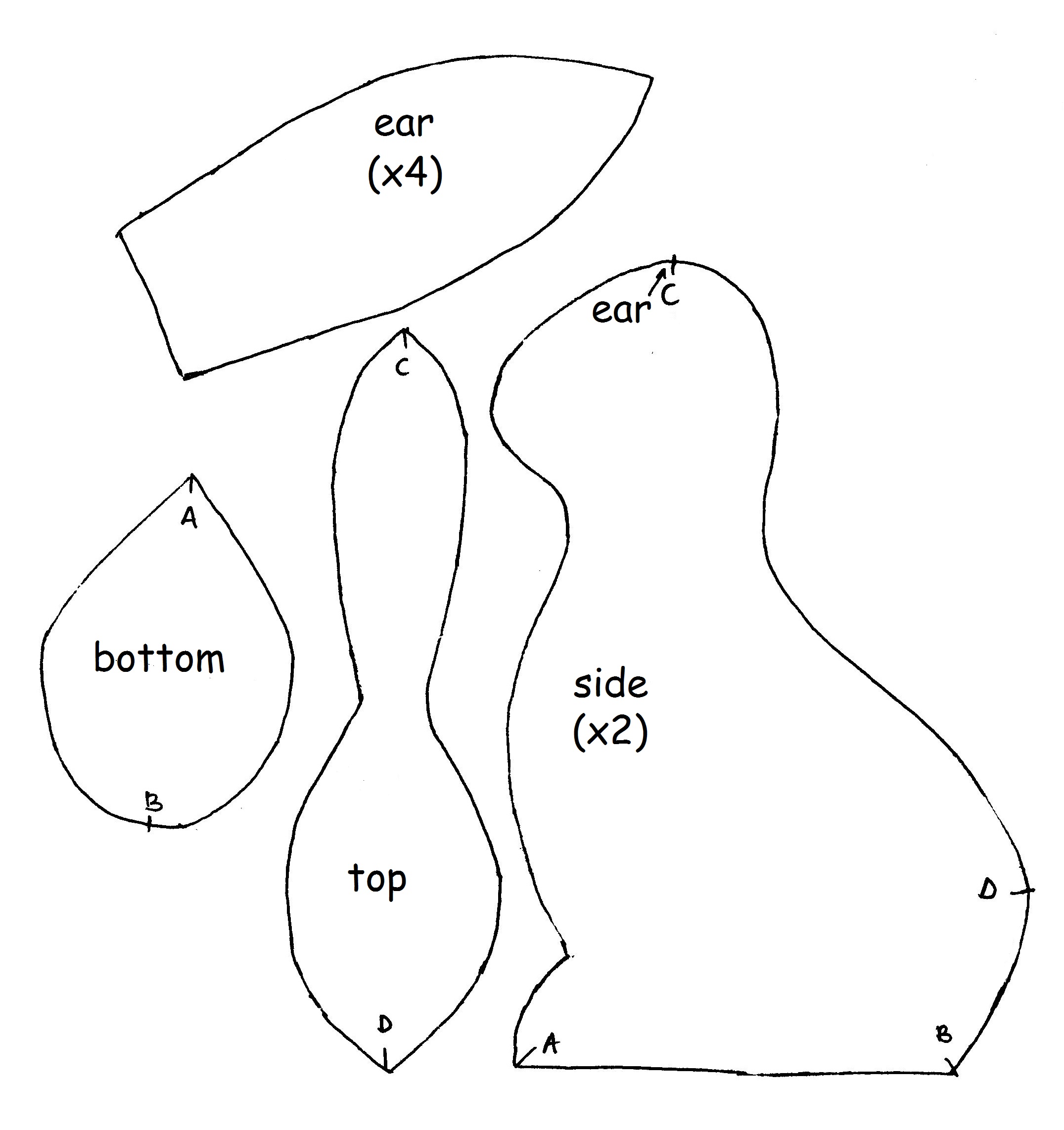 Easter Bunny - pattern by CoraliaToys on DeviantArt