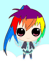 HUMAN RAINBOW DASH