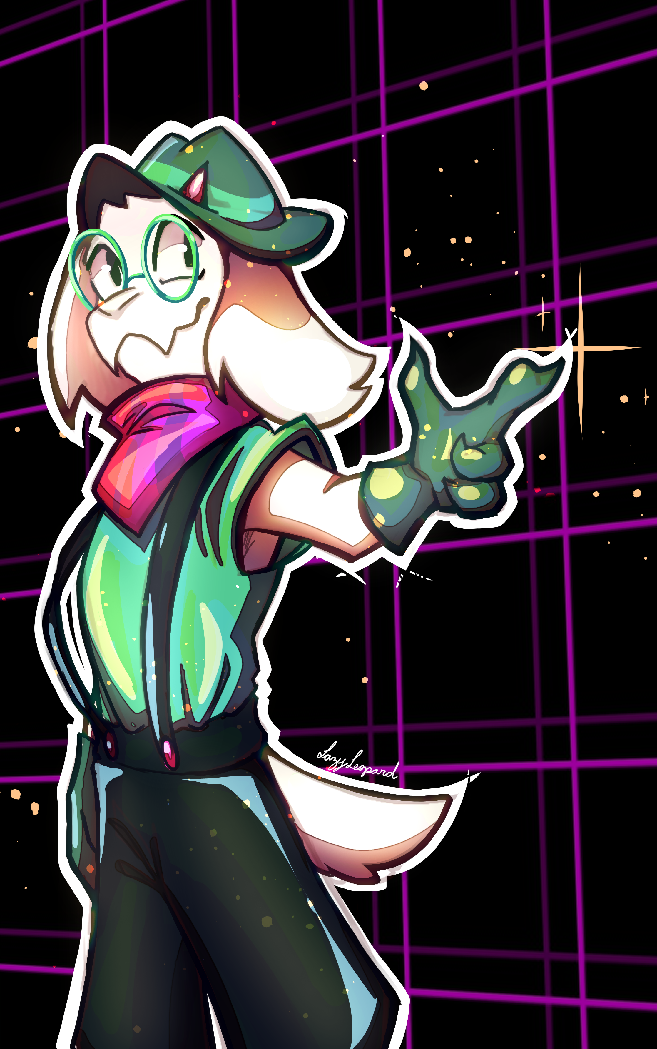 Thug Ralsei Mafia Ralsei fanart by Lazy-Leopard04 on DeviantArt