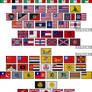 Flags (Italy, USA, CSA, China, Japan, Romania)