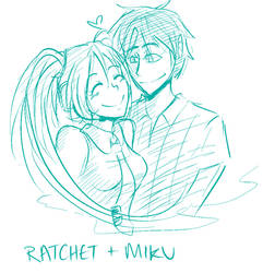 Ratchet and Miku