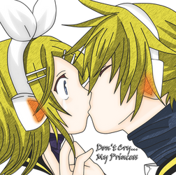 Rin x Len - Don't Cry... My Princess