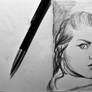 Frances Bean Cobain - quick sketch