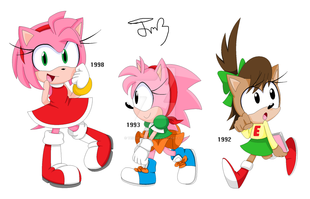 Amy Variants Amy Generations by Teddie4Ever01 on DeviantArt