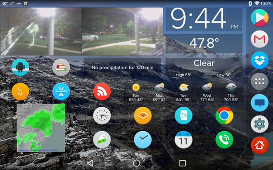 Nexus 7 Homescreen - October 2014