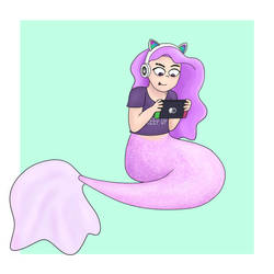 Gamer Girl Mermaid (or...GayMerGal)