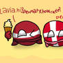 Lavia and Denmark countryballs