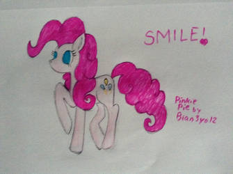 Pinkie Pie 'SMILE' by Bian3yo12 by Bian3yo12