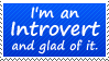 Glad Being Introvert