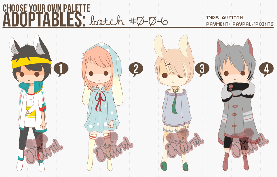 [ADOPTS][CLOSED]: CYOP: KEMONOMIMI [SOLD OUT]