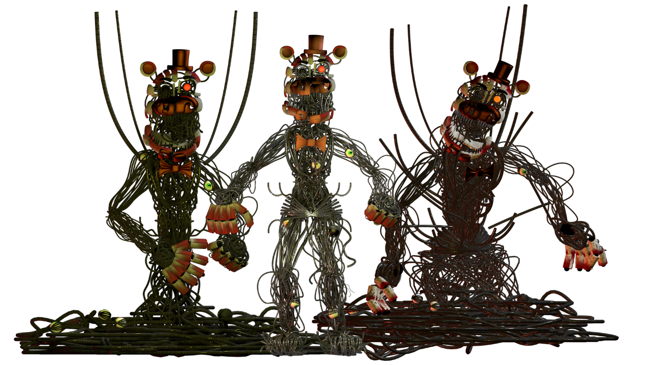 FNaF 6 Todos los personajes (C4D) by MCGamerdeviantar on DeviantArt