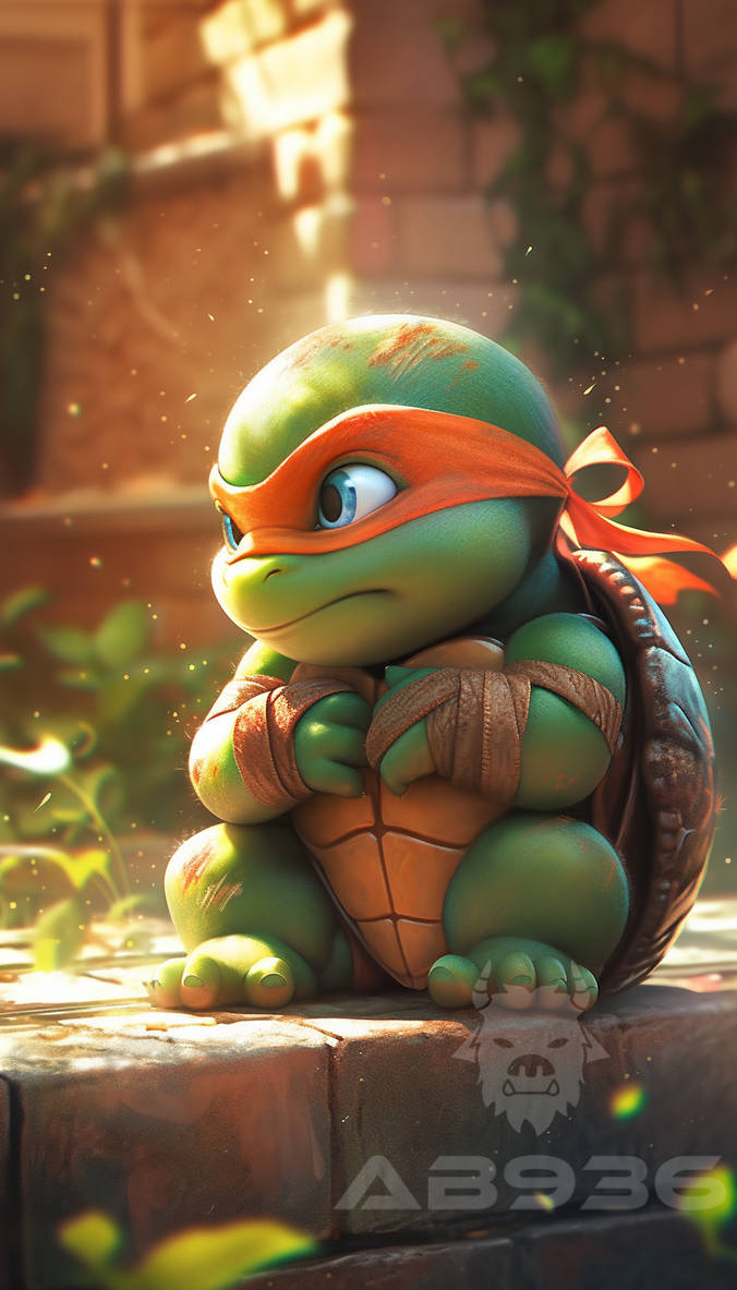 Aff Turtle Toddler Mutant Ninja Turtle - Mikey by AB936 on DeviantArt