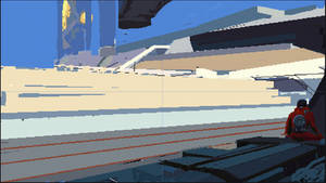 Unfinished Syd Mead pixel art