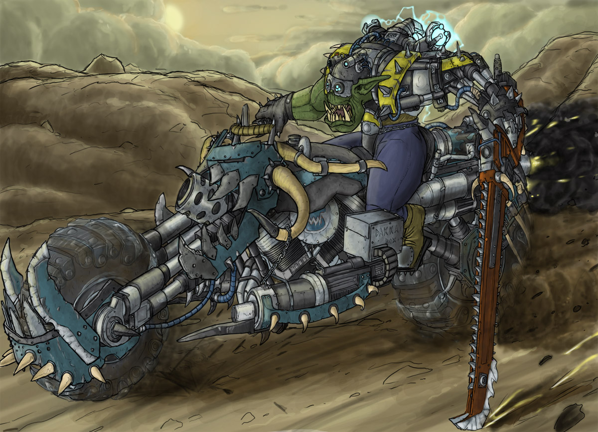 Ork Bike - Colour
