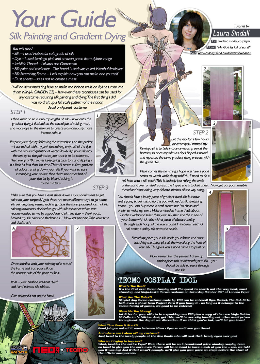 Laura's Ayane Cosplay Guide by chinsoon