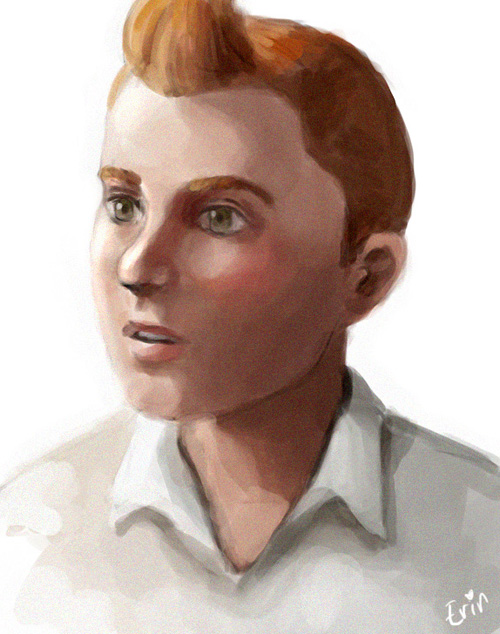 tintin potrait