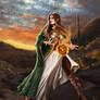 Wood Elf Cleric + Sorceress