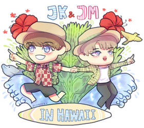 JK and JM in Hawaii