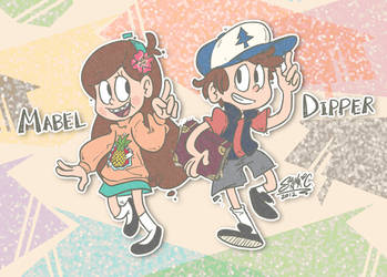 Gravity Falls - Mabel and Dipper 01