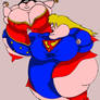 Obese Supergirl And Wonder Woman By Robot001-d51dm