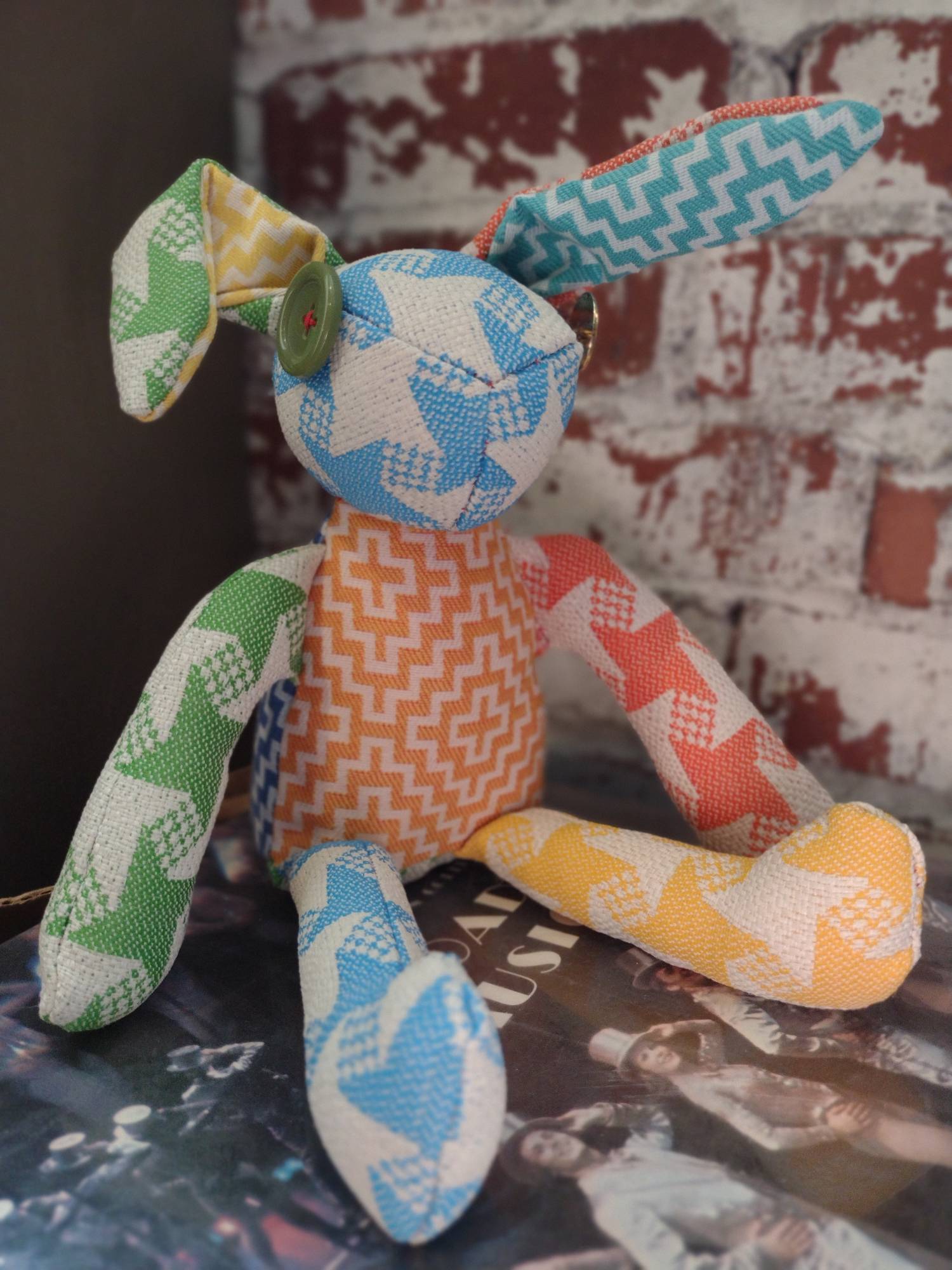 Patchwork Bunny by ClementinesCreatures on DeviantArt