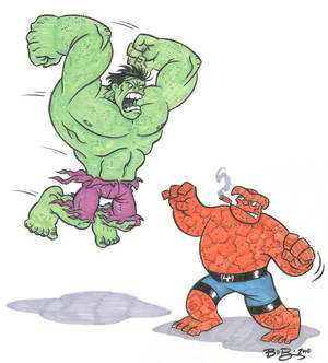 Hulk vs the Thing