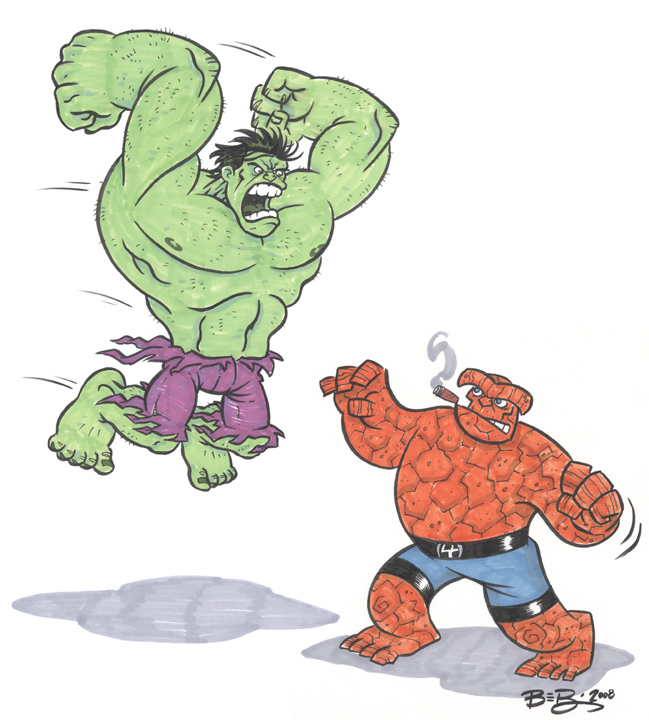 Hulk vs the Thing