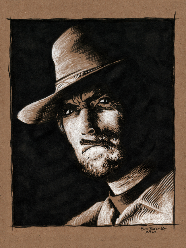 Eastwood on Brown Paper