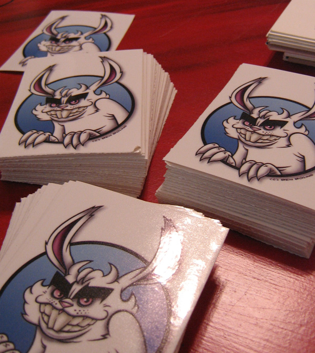 Bad Bunny Mascot stickers