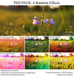 PSD PACK 6 Random Effects vol. 2