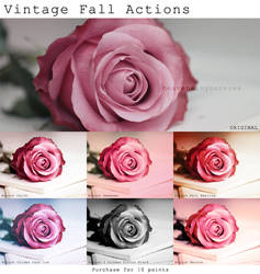 Vintage Fall Actions.