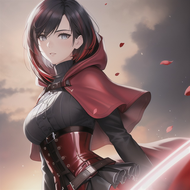 Ruby Rose Portrait RWBY Fanart by Nightwing780 on DeviantArt