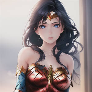 Wonder Woman Portrait Fanart