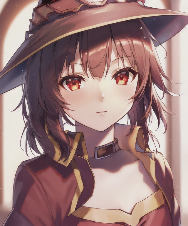 Megumin Pretty Megumin Portrait by Nightwing780 on DeviantArt