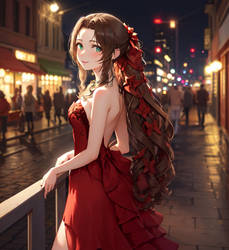 Aerith Gainsborough Ready For A Night On The Town