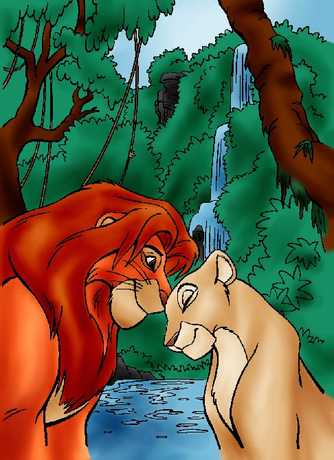 DC - Simba and Nala (color)