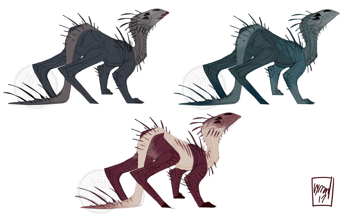 Creature design 1 by Vyrron on DeviantArt