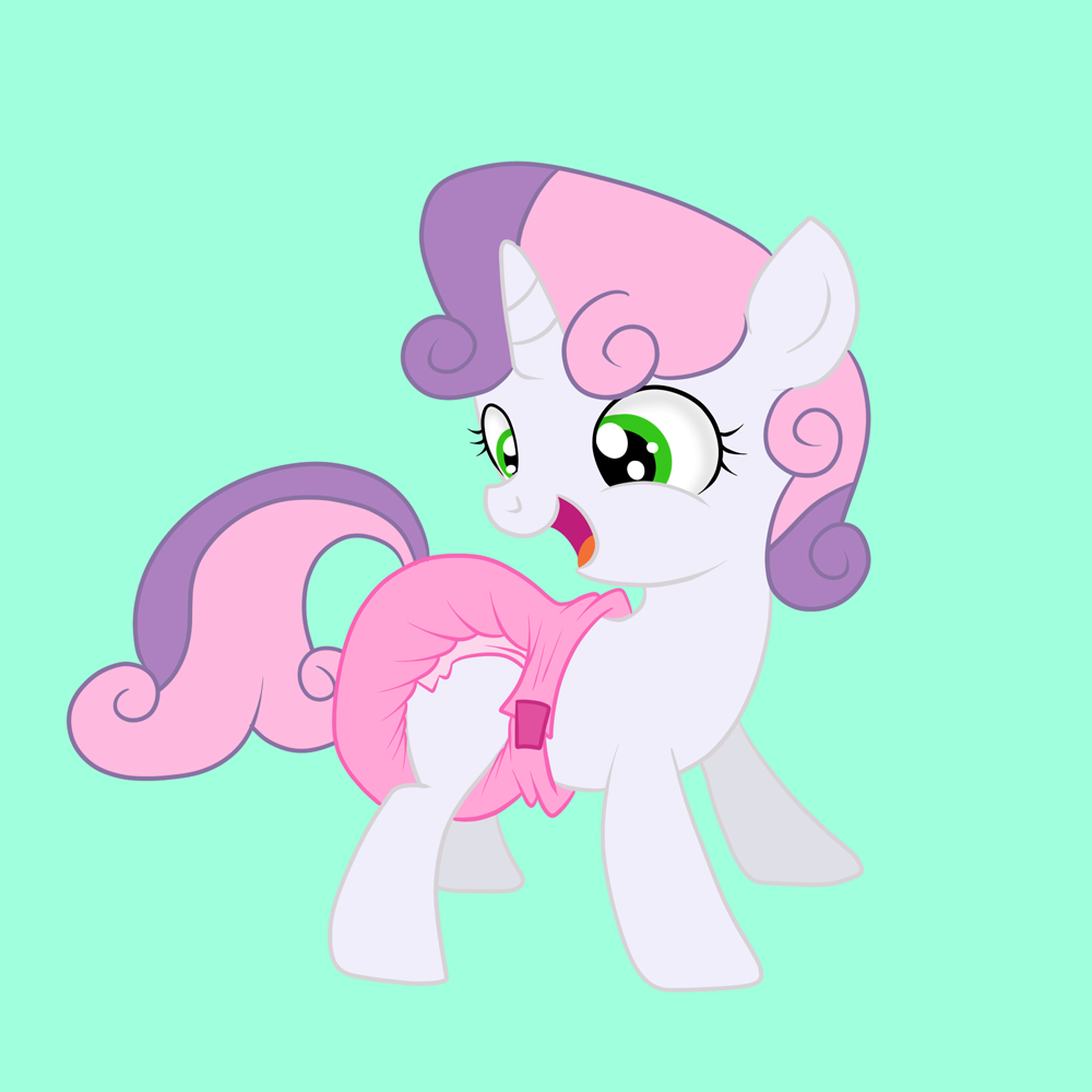 Diapered Sweetie Belle